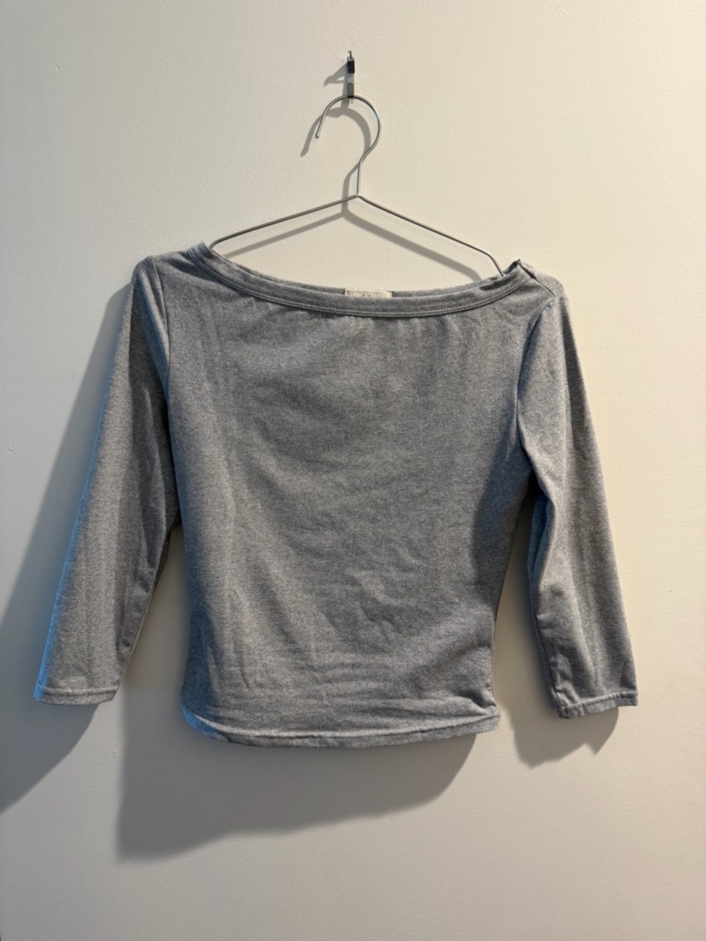 Eladay Heather Gray Boatneck Tee